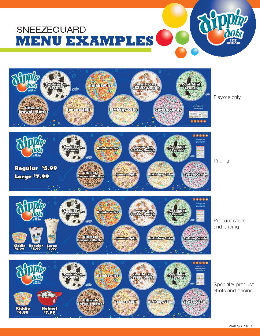 DIPPIN DOTS DIP-N-LIK IN DISPLAY